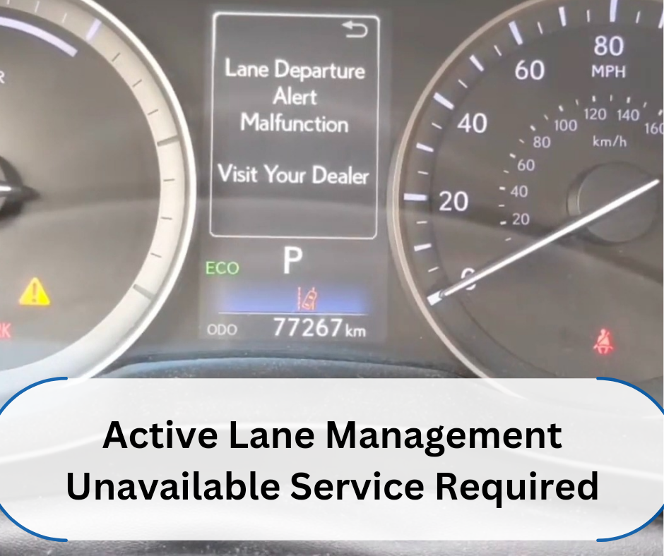 Active Lane Management Unavailable Service Required