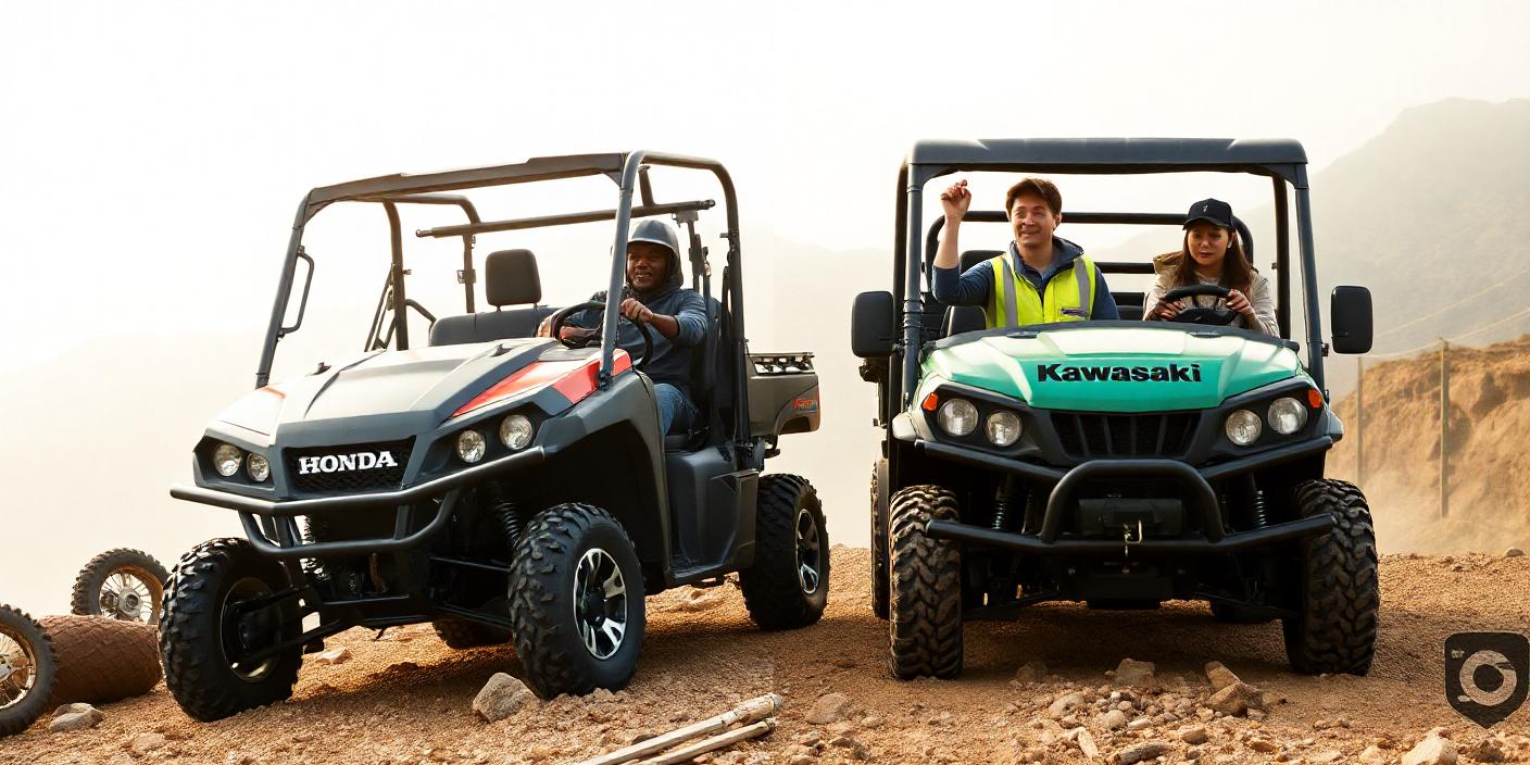 A detailed comparison of two rugged utility vehicles,