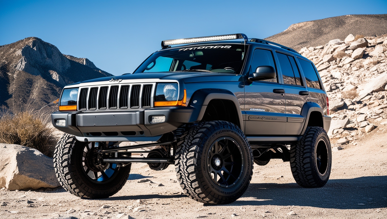 Jeep WJ 4 Inch Lift with 33s