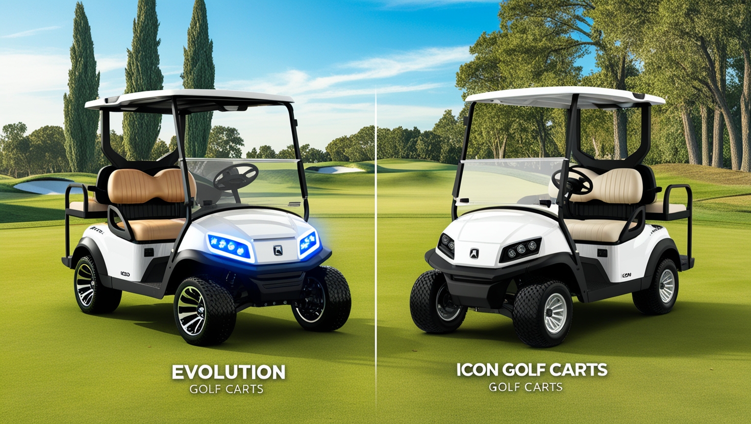 evolution vs icon golf carts