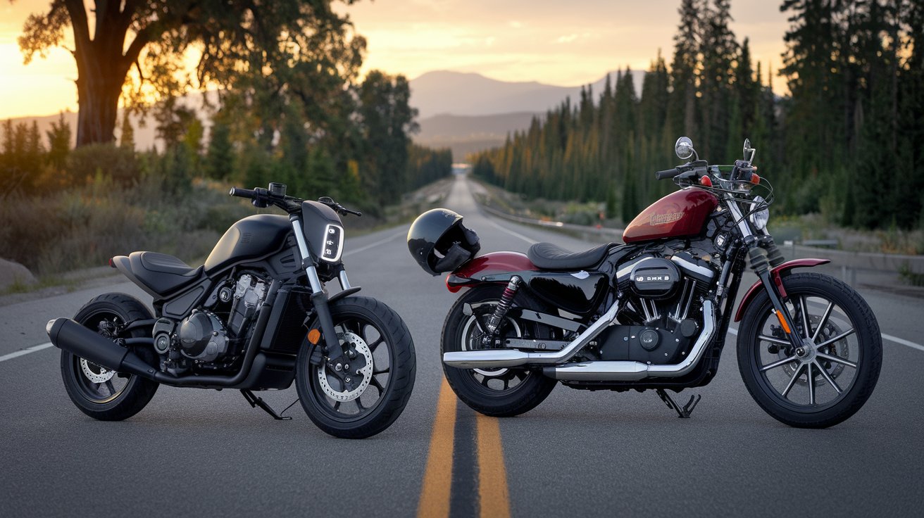 honda rebel vs sportster