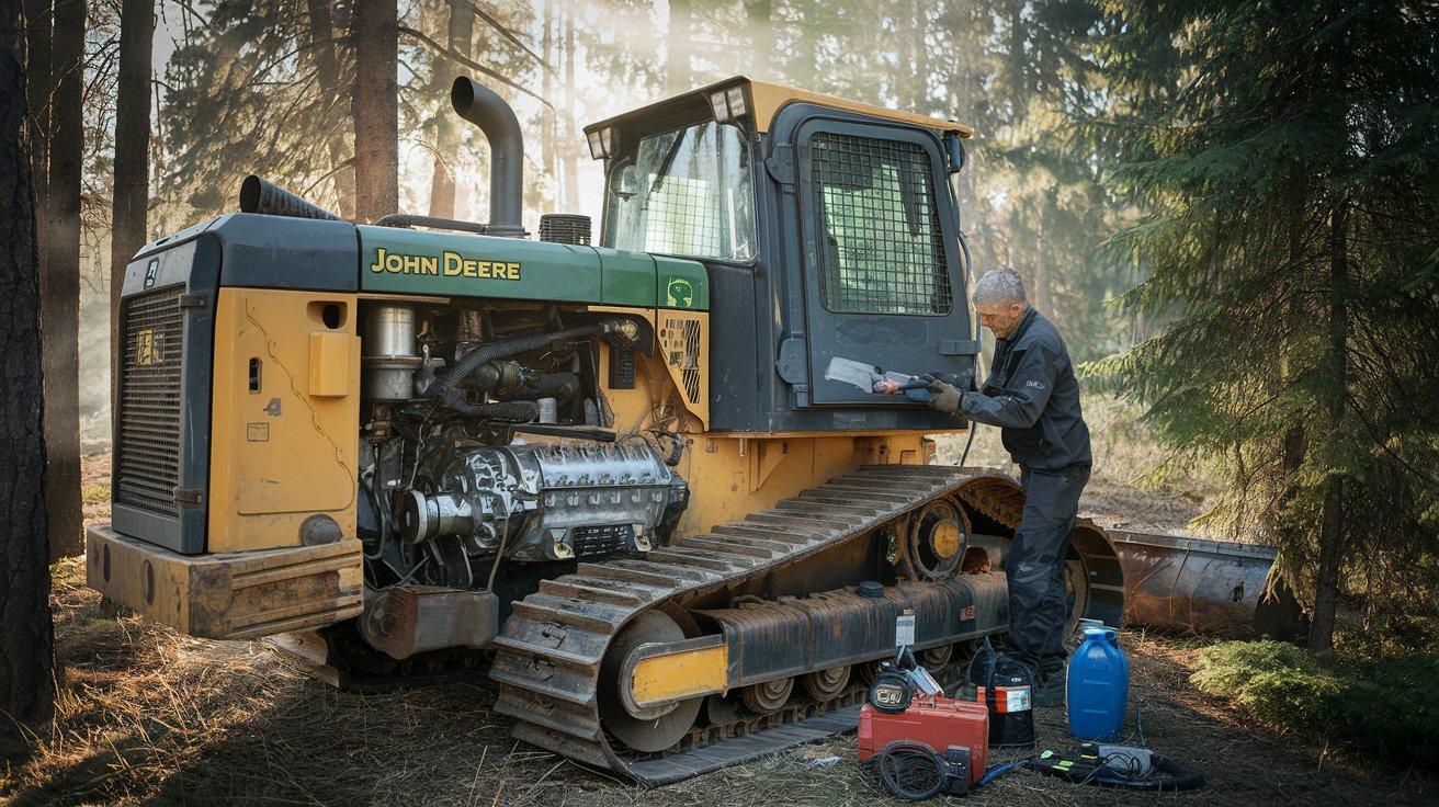 john deere skidder transmission problems