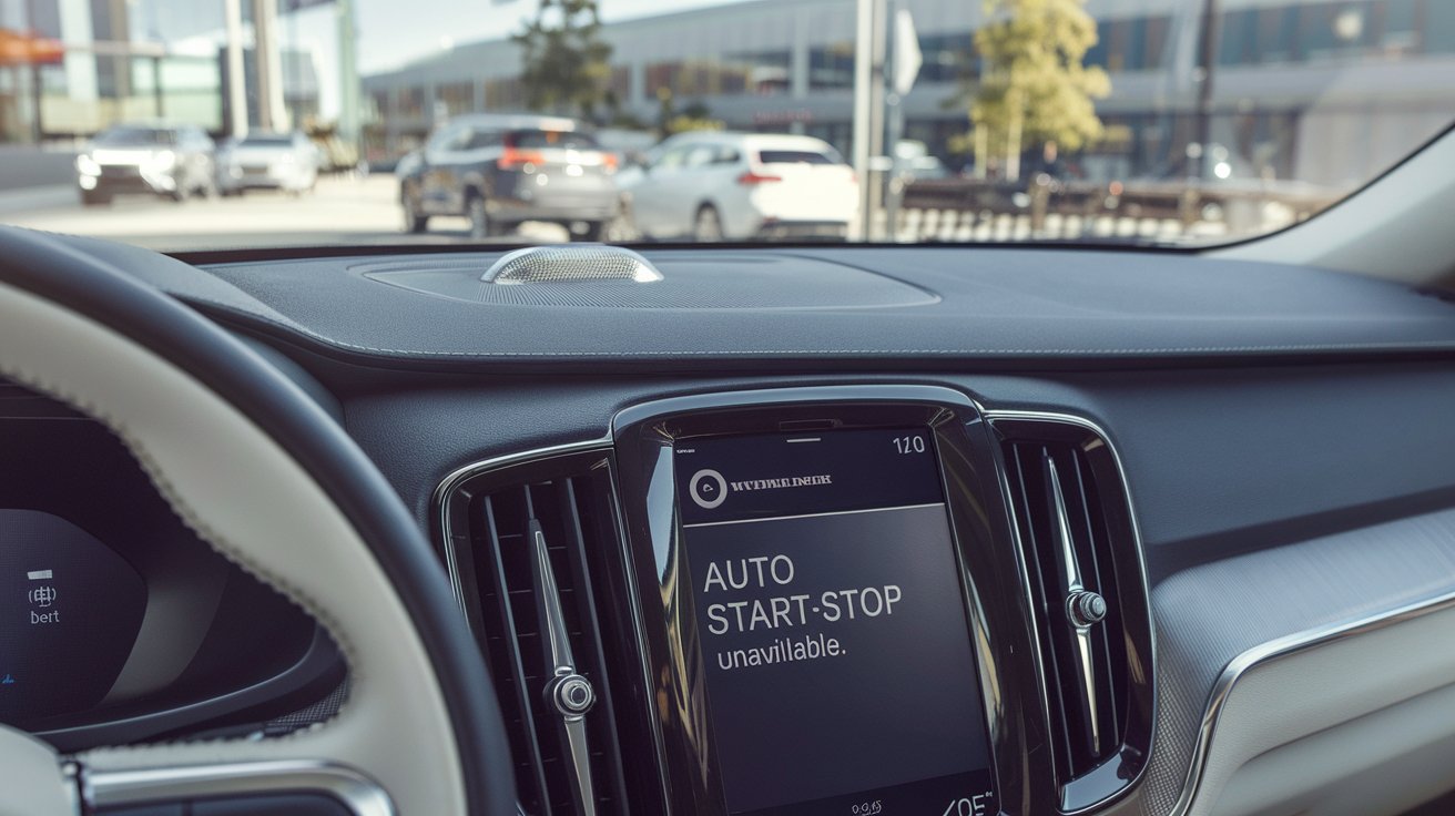 volvo auto start stop not working
