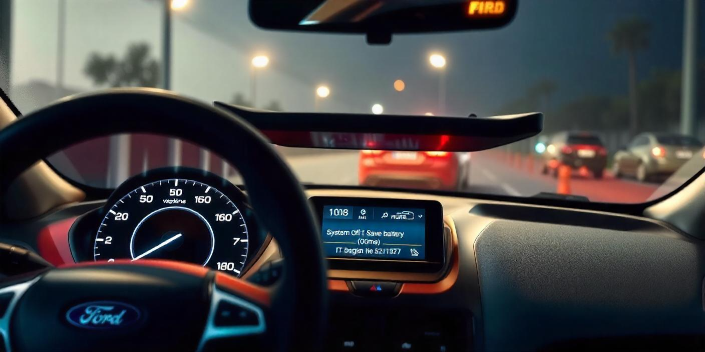 ford system off to save battery message