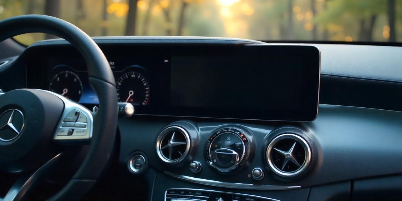 mercedes radio display not working