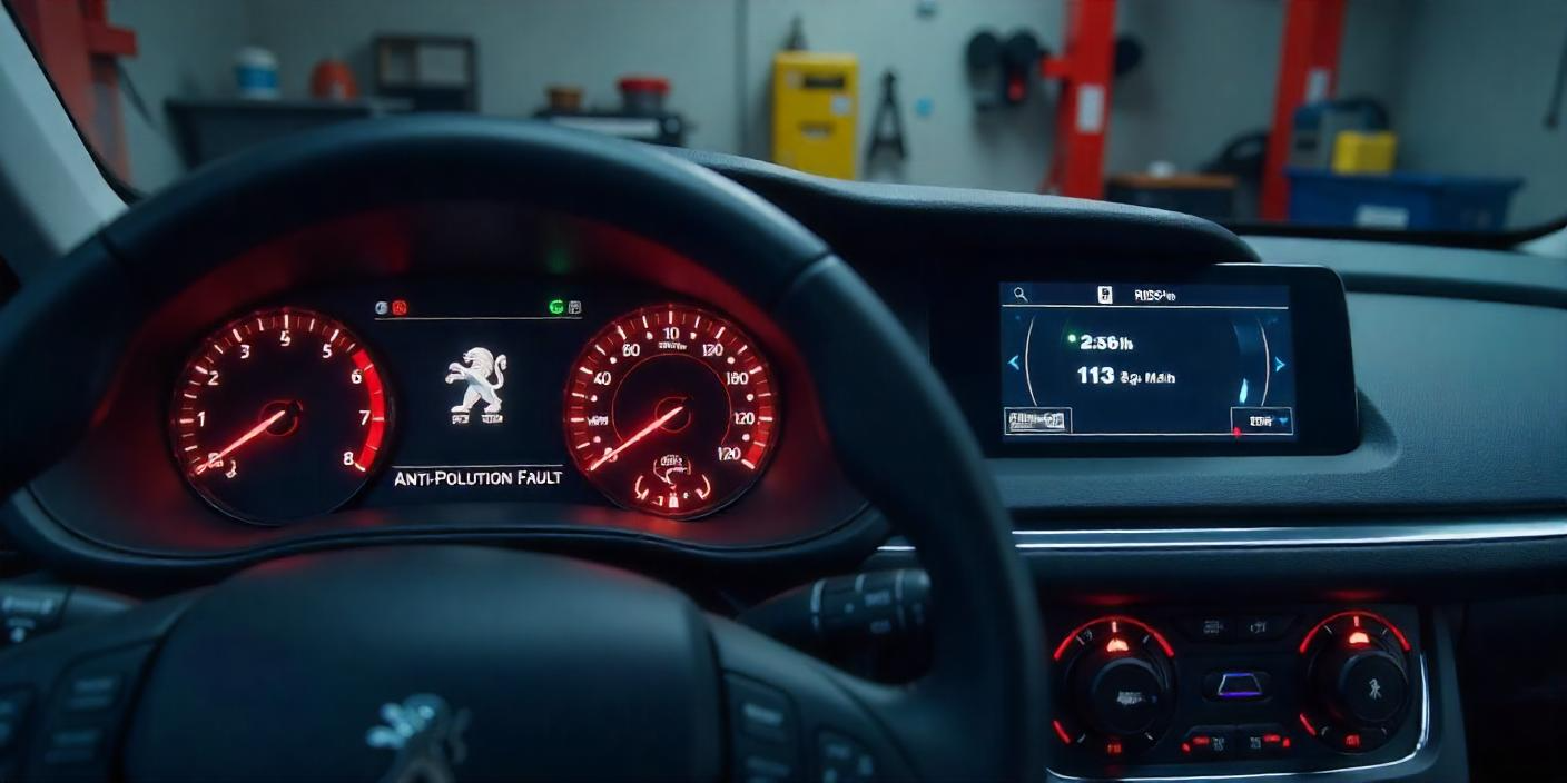 peugeot anti pollution fault